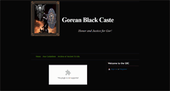 Desktop Screenshot of goreanblackcaste.net